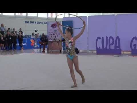 Cupa Ghimbav 2022 ROU Ghineț Rayna ACS Ritmic Aly Gym Brasov 2014 8 ani   nivel A2014 R1