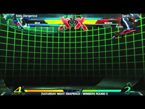 UMVC3: Eddy Dangerous vs GenD - Saturday Night Snapback 6.4