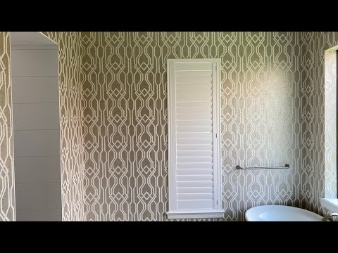 How To Eliminate Wrinkles In Fabric & Grasscloth Wallcovering- Spencer Colgan