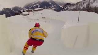preview picture of video 'Ice Cross Downhill Track - Airolo'
