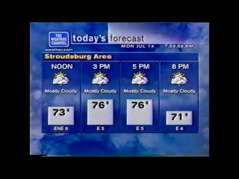 WeatherSTAR XL - 7/14/2003, 7:58AM - Unavailable Conditions + Station ID
