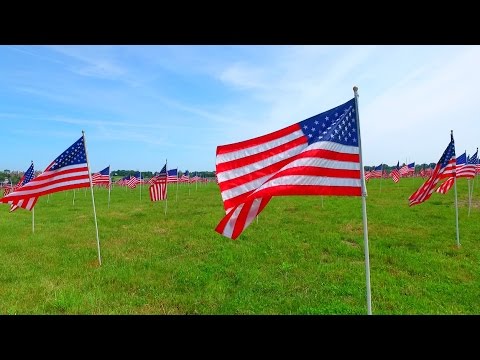 Amazing American Flag Drone Footage | Memorial Day 2016 Video