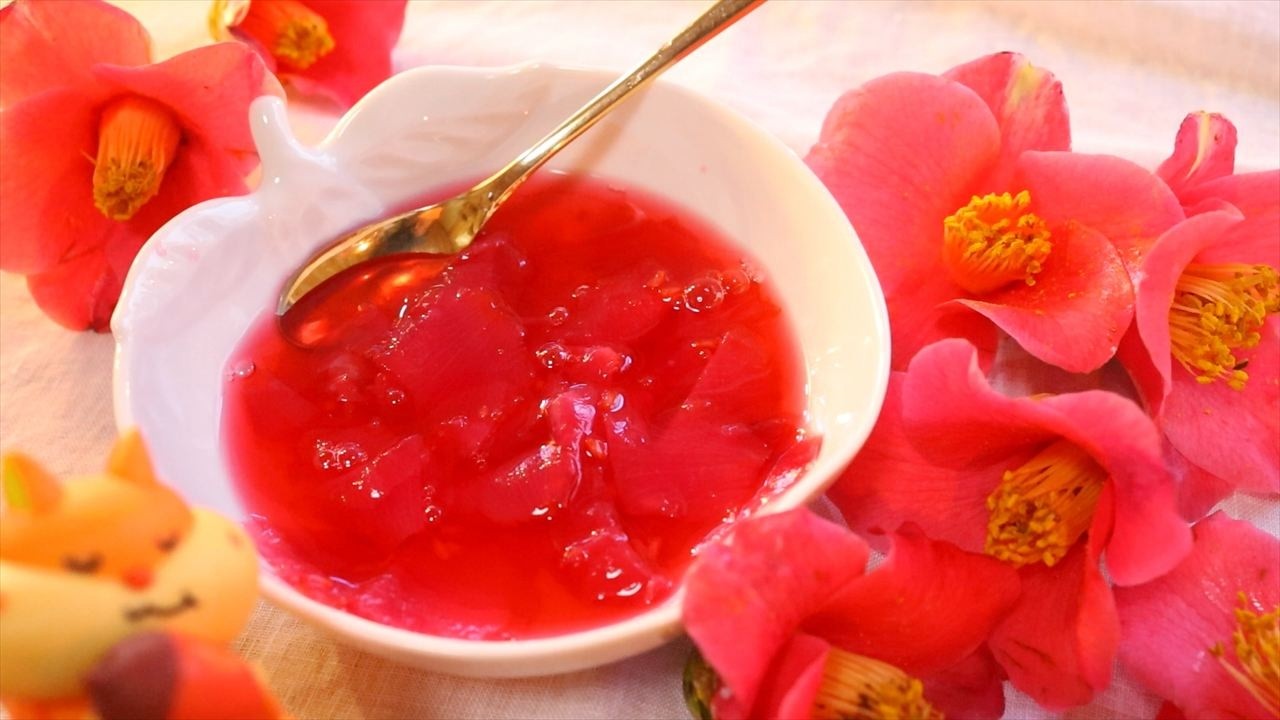 椿（ツバキ）ジャムの作り方・レシピ【自家製手作りジャム】｜Coris cooking