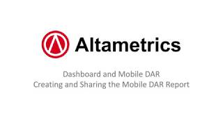 Altametrics Daily Report - Creating and Sharing the Mobile DAR Report