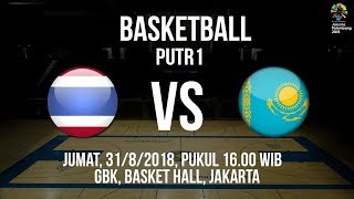 Jadwal Perebutan Peringkat 5-6 Basket Putri Asian Games, Thailand Vs Kazakhstan
