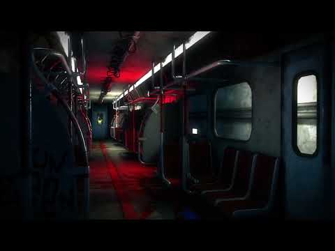 Zombie Apocalypse | Creepy Train Ride Ambience | Scary Sounds | ASMR