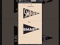 Adobe Illustrator Text Effect Trick Using Width Tool And Brush Graphicdesign Adobeillustrator