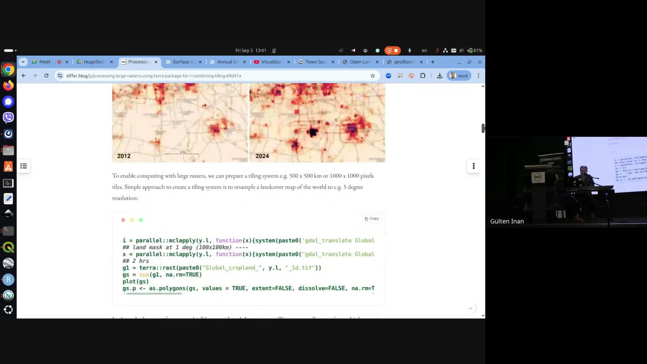 Tom Hengl & Alexandre Wadoux: terra package / generating sampling designs using R