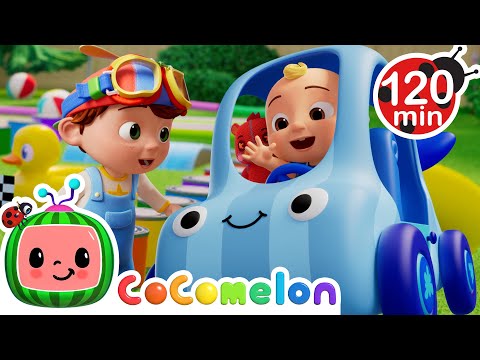 Wheels Go Round & Round! 🚗 + MORE CoComelon! | CoComelon Nursery Rhymes and Kids Songs 🍉🎵