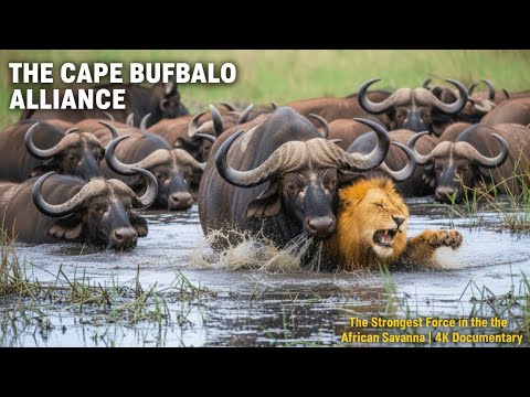 The Cape Buffalo Alliance: The Strongest Force in the African Savanna | 4K Wildlife Documentary