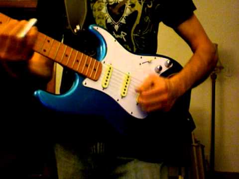 C6 lap steel tuning on bottleneck slide Strat guitar