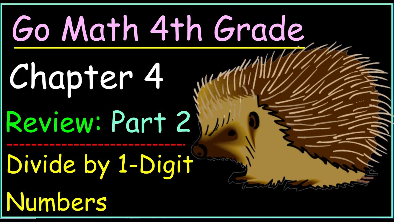 Go Math 4th Grade Chapter 4 Review 2