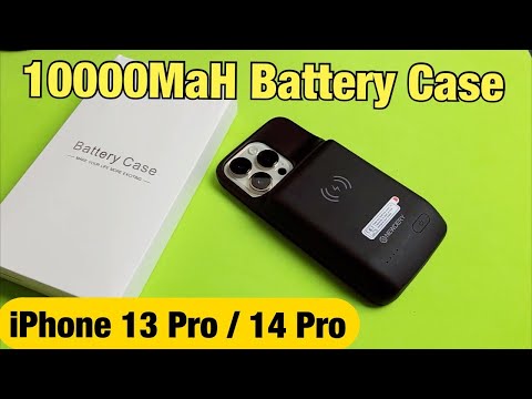 iPhone 13 Pro/ 14 Pro: 10000mAh Battery Case Review (NEWDERY)