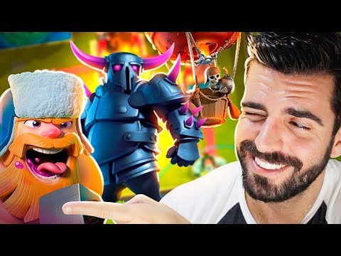 TESTEI O DECK DE PEKKA, LENHADOR E BAL