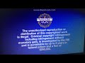 FBI Anti Piracy Warning Warning Attention Format Screen Commentaries And Interviews Screen 2007 2013