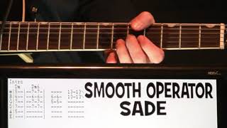Sade Smooth Operator Guitar Chords Lesson &amp; Tab Tutorial