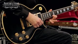 Video thumbnail for Gibson Custom Peter Frampton 1954 Les Paul Custom Electric Guitar, Murphy Heavy Aged by Musician's Friend