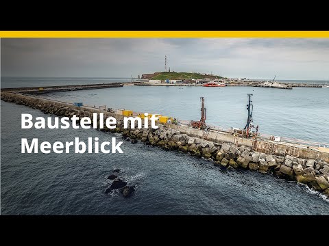 BAUER Spezialtiefbau GmbH – Helgoland | Injektionsarbeiten mit Meerblick