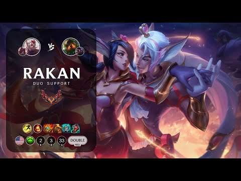 Rakan Support vs Nautilus - NA Grandmaster Patch 13.12