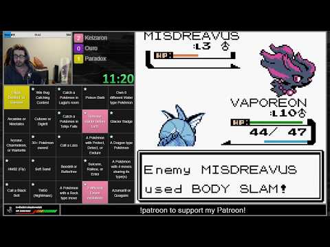 Pokemon Crystal Randomizer Cinco Bingo Ep. 131