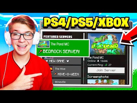How to Add Servers on Minecraft XBOX/PS4 Bedrock - Switch/PS5/Xbox XS Custom Servers (Working 2021!)
