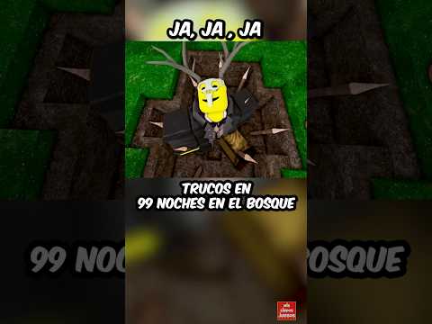 🔥 TRUCO TRAMPA CULTISTA INVERTIDA 🌲🪓 99 Noches en el Bosque Roblox 🌙 #roblox #robloxshorts