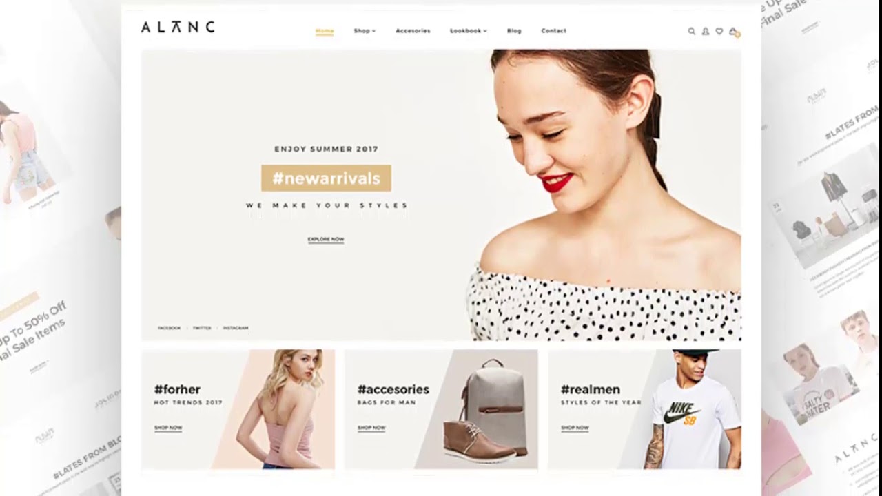 Photoshop CS6 Free Download – Ecommerce Website Template