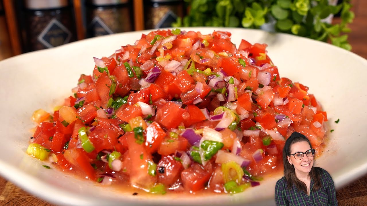 VINAGRETE DE TOMATE, o melhor vinagrete que você já comeu!