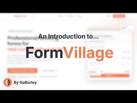 FormVillage video preview