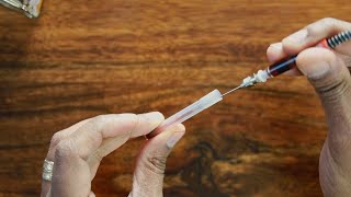 How to fill ink in Pilot Metro fountain pen cartridge for more ink capacity!