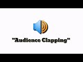 Audience Clapping Sound Effect
