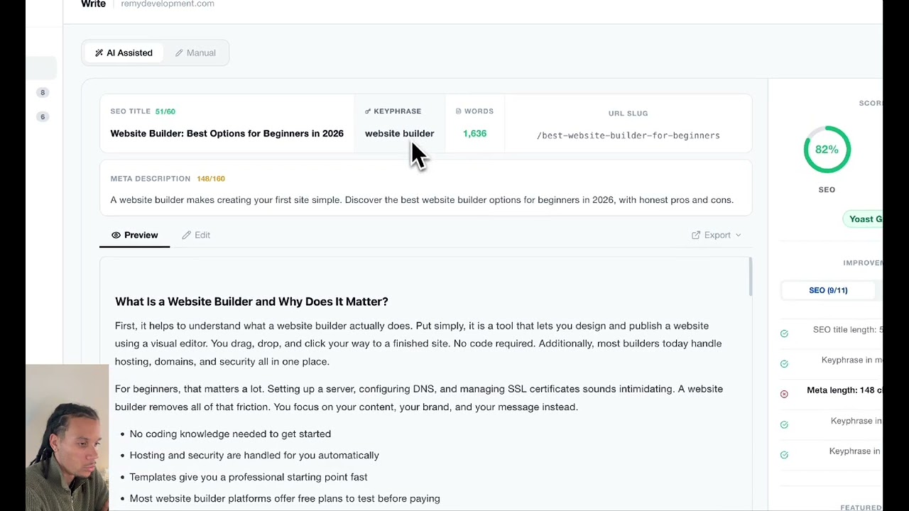 Remway SEO Content Engine Demo