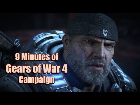 9 Minutes of Gears of War 4 Campaign