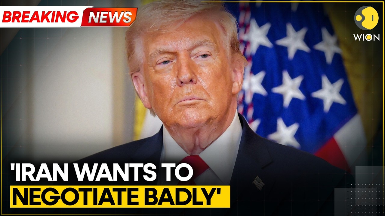 US-Iran War: US President Trump Claims Talks Are Ongoing Despite Iran's Denial | WION BREAKING