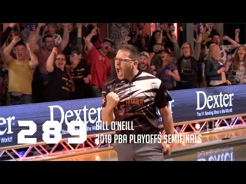 PBA Nearly Perfect | Bill O'Neill Bowls 289 Game to Advance to 2019 PBA Playoffs Championship