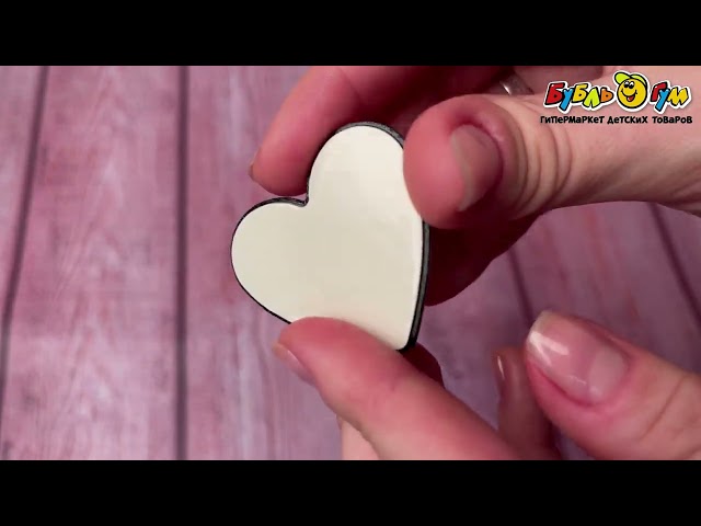 Заколки Lilly&Mia Сердечки черно-белые - видео