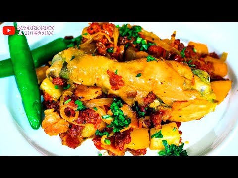 Pollo con Chorizo y Tocino + Ingrediente Secreto