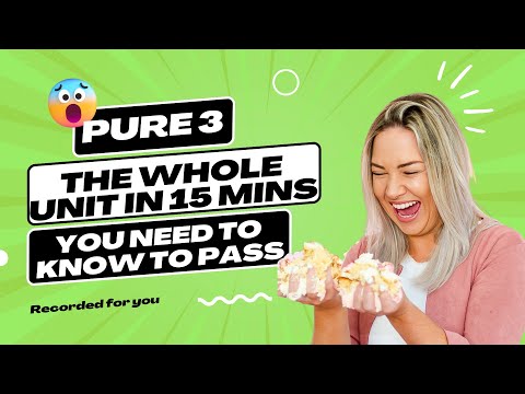 The whole of A Level Pure 3 Mathematics in 33 mins