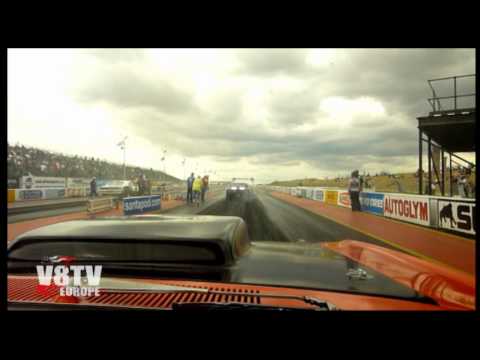 69 Plymouth Road Runner **in car passenger" Santa Pod 1/4 mile