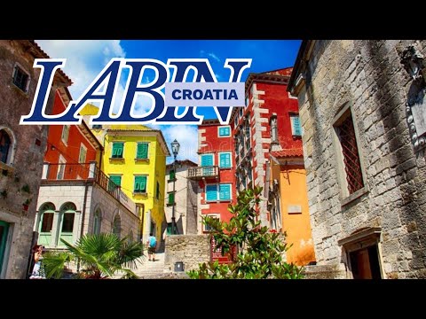 Labin ( Albona ) city center in 4k , Croatia 🇭🇷 istrien