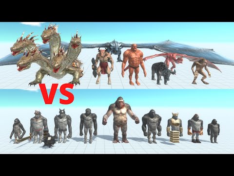 Fantasy VS Mutant Primates - Animal Revolt Battle Simulator
