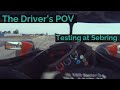 The Driver S POV Sebring Visor Cam Lap Almost Spinning Out On Cold Tires