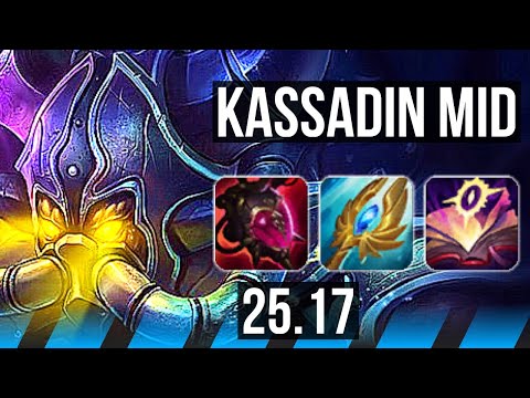 KASSADIN vs RYZE (MID) | Dominating | KR Master | 25.17