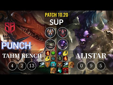 SB Punch Tahm Kench vs Alistar Sup - KR Patch 10.20