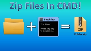 Zip Files In CMD! | Tips and Tricks! #6