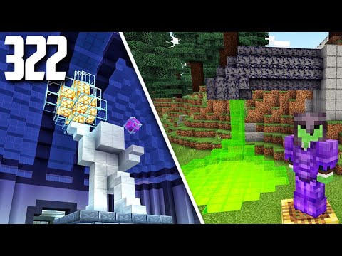 Let's Play Minecraft - Ep.322 : Toxic Leak/300k Monument!