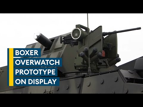 Up close with new Boxer vehicle variant armed with Brimstone missiles