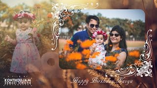 Navya&#39;s 1st Birthday shoot