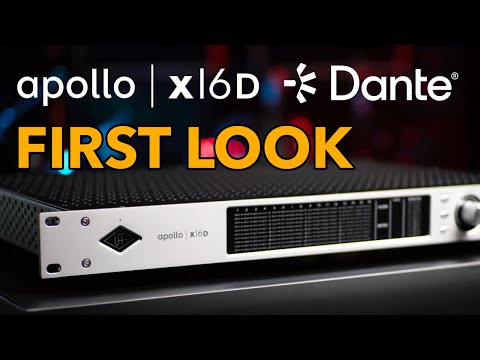 UNIVERSAL AUDIO APX16DG2-ULT Apollo Dante x16D 18x20 Rackmount Thunderbolt Ultimate Edition Interface image 8