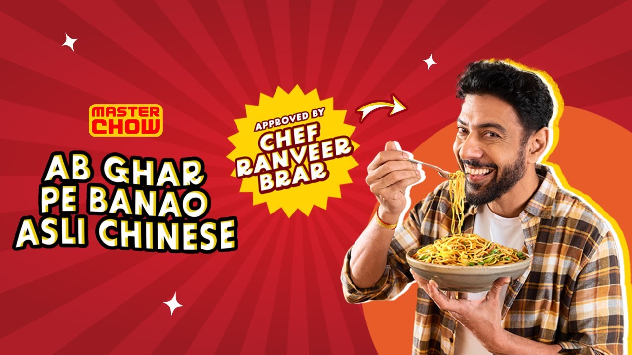 Master Chow Ab Ghar Pe Banao Asli Chinese commercial with Chef Ranveer Brar